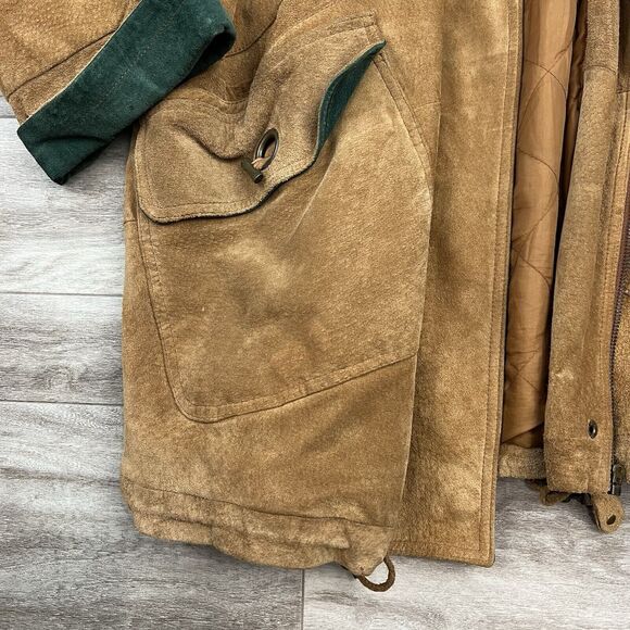 Vintage Global Identity G-III Suede Chore Coat 90s - Picture 5 of 16